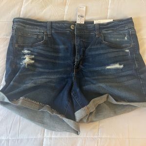 American Eagle, size 18, blue Jean shorts.